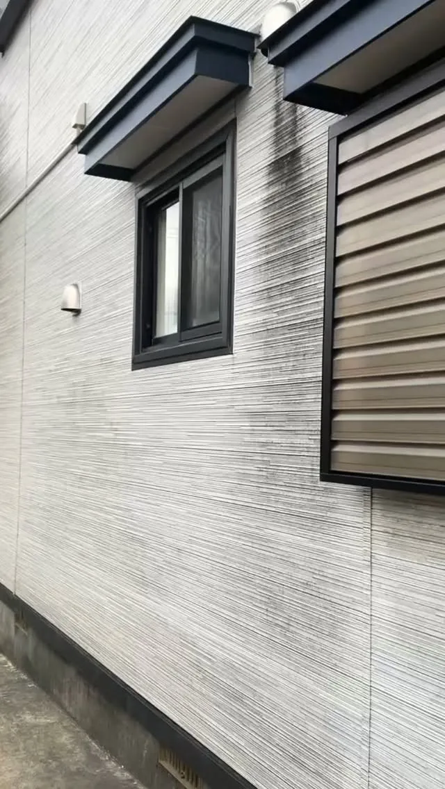 外壁洗浄楽しい^_^